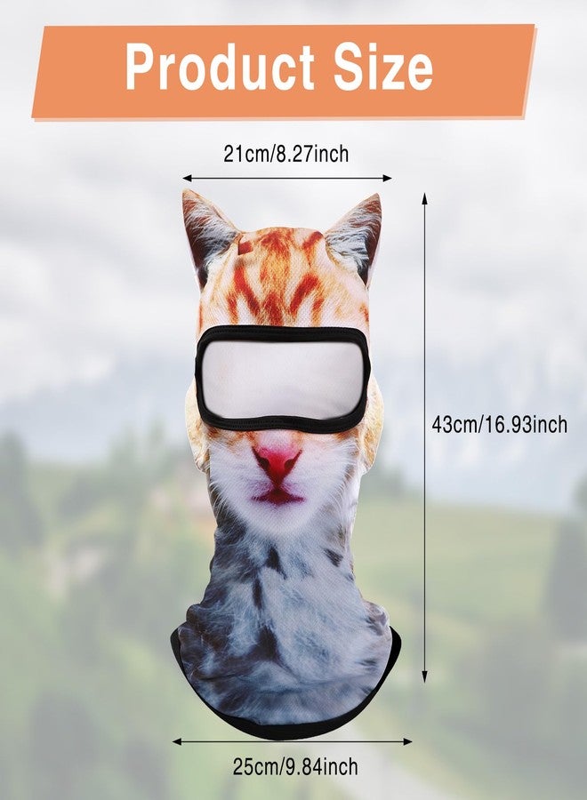 FAMULP Cat Ski Mask 2 Pack, 3D Cat Shiesty with Ears, Cats Ski Masks - Image 2